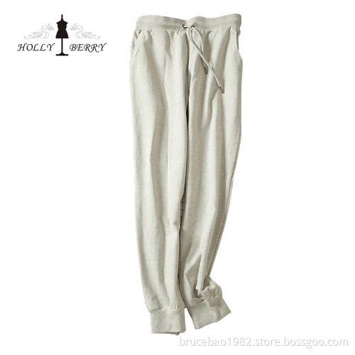Woman Loose Knitting Sports Pants Slacks Ladies Streetwear